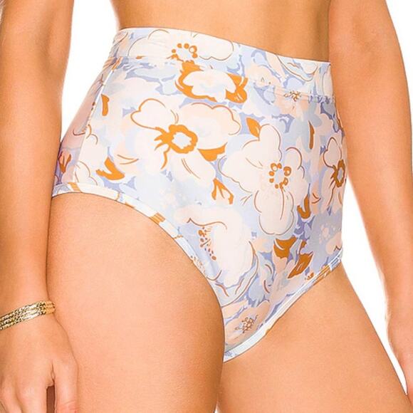 MINKPINK Lumi High Waisted Bikini Bottom in Multi NWT Size Medium - Picture 2 of 3